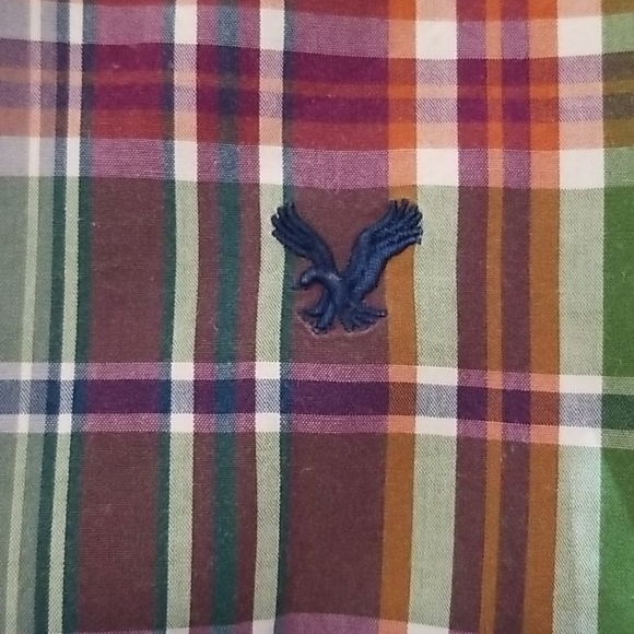 American Eagle Out plaid button down, S - Picture 3 of 6